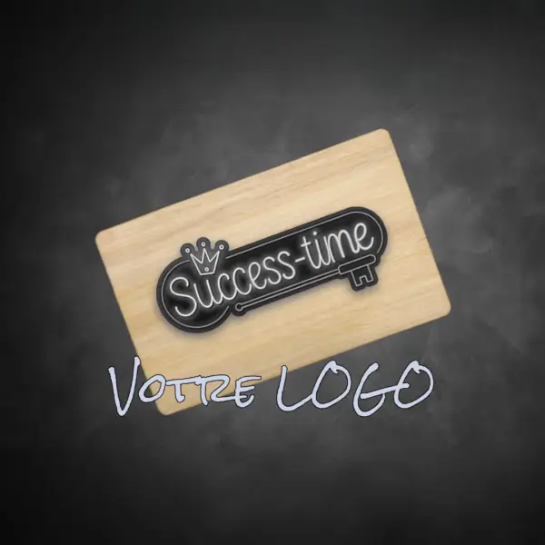 Carte de visite en bambou gravée au laser avec QR code et NFC – Image 3